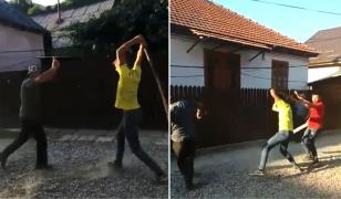 Imagini de coşmar în Bacău. Bărbat bătut fără milă şi băgat în comă de doi vecini