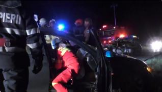 Un autoturism a spulberat o căruţă nesemnalizată, în Brașov