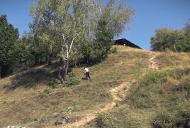 Cetatea dacică Costeşti a fost curățată de voluntari (Video)