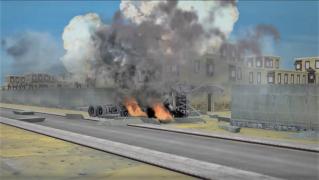 Animație grafică: cum s-a produs atentatul terorist de la Kabul, în care a murit un oficial român, iar altul a fost grav rănit