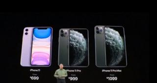 Apple a lansat iPhone 11. Cel mai scump model costă peste 1.000 de dolari