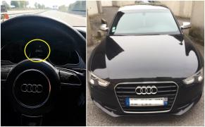Un român s-a filmat la 243 km/h, pe o autostradă din Franţa. "Fiara", un Audi S Line (Video)