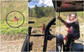 Primele imagini din locul unde a fost găsită fetiţa dispărută la Buzău. Micuţa era în picioarele goale şi plângea (Video)