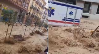Imagini terifiante filmate de un român cu inundațiile din Spania (Video)