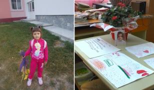 Altar la şcoală pentru Ana Maria, fetiţa care a murit împreună cu mama şi surioara ei, în Săvineşti