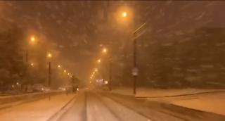 Zăpadă la final de septembrie ca în plină iarnă, în Rusia