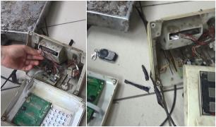 Hoţie cu telecomanda la cântar, într-o piaţă din Galaţi (Video)