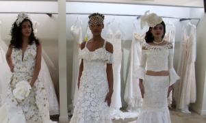 Cea mai frumoasă rochie de mireasă, confecţionată din hârtie igienică (Video)