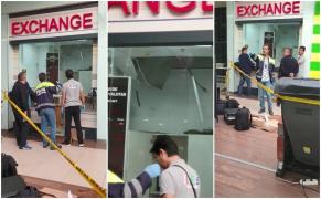 Furt de peste 200.000 de euro la o casă de schimb valutar din Constanţa. Hoţii au intrat prin acoperiş (Video)