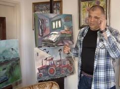 Totul, din dragoste pentru pictură. Povestea clujeanului care a pierdut ce îi era mai drag