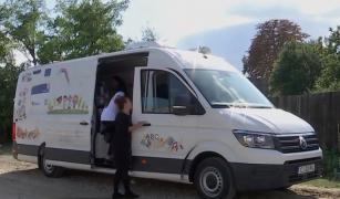 Școala mobilă din Turda, proiect unic în România (Video)