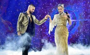 Jennifer Lopez i s-a alăturat pe scenă lui Maluma, în timpul concertului, la New York