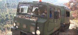 Excursia cu șenilata pâna la Castelul Corvinilor, experiență unică (Video)