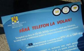 Prima zi de amenzi usturător de mari pentru condus cu telefonul în mână. Șoferii, total neimpresionați