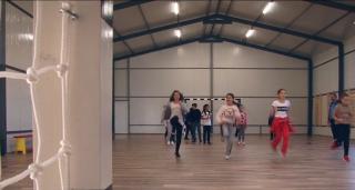 Sală de sport construită de localnici, în Argeș