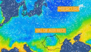 Un val de aer polar răcește vremea de miercuri în România