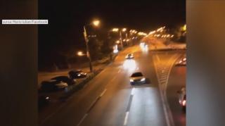 Goana nebună a unui șofer vitezoman în Mamaia s-a încheiat într-un copac