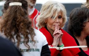 Actrița Jane Fonda a primit premiul BAFTA în timp ce era în arest