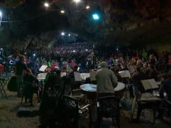 Filarmonica Banatului, spectacol în Peştera Româneşti din Munţii Poiana Ruscă