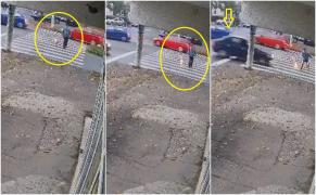Un bărbat şi câinele său sunt spulberaţi pe trecere, la Brăila, poliţiştii anunţă că omul traversa neregulamentar (Video)