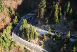 Şoseaua care face legătura între Prundu Bârgăului şi Colibiţa, refăcută în totalitate