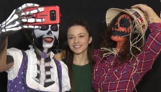 Body paintingul, pictura specială pe piele, la modă de Halloween