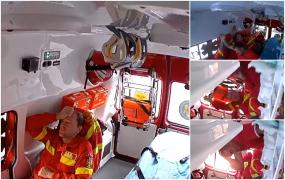 Video din interiorul unei ambulanțe SMURD, în momentul impactului cu o mașină
