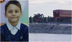Copilul de 8 ani dispărut la Pecineaga, căutat în bazinul de decantare de la marginea satului (Video)