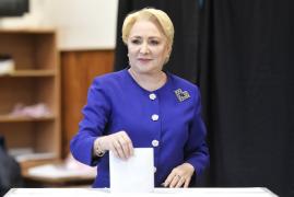 Alegeri Prezidențiale 2019. Viorica Dăncilă a votat la Colegiul Sf. Sava