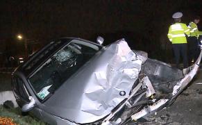 Accident cu doi poliţişti din Mureş, în timp ce urmăreau un şofer, în trafic