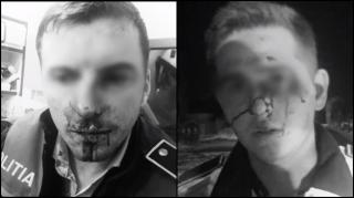 Filmul ambuscadei de la Vâlcea. Doi polițiști, snopiți în bătaie și lăsați fără pistoale