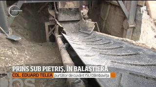 Tânăr din Dâmboviţa, îngropat sub un maldăr de pietriş, într-o balastieră