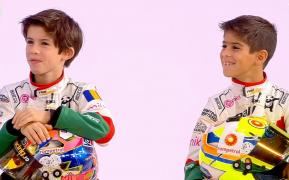 La numai 10 ani, David şi Bogdan sunt campioni naționali la karting