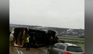 Pericol pe șosele din cauza poleiului, în urma răcirii vremii