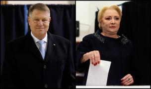 Klaus Iohannis şi Viorica Dăncilă au votat la o oră distanţă unul de altul