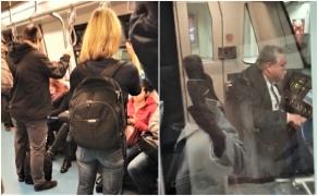 Mecanic de tren aplaudat la metrou în staţia Piaţa Victoriei, în ultima cursă înainte de pensionare (Video)