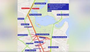 Restricţii de trafic în Capitală. Mai multe străzi blocate