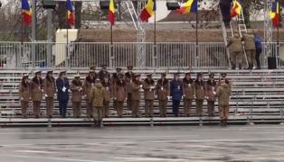 Avanpremiera paradei militare dedicate Zilei Naționale. Avioanele Fighting Falcon, prima dată la ceremonie