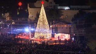 Luminile de Crăciun s-au aprins și la locul nașterii lui Iisus, Bethleem