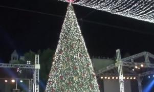 Luminile de Crăciun au fost aprinse la Bethleem