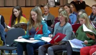 Spectacol cu tematică de Paște în Bavaria, în preajma Crăciunului