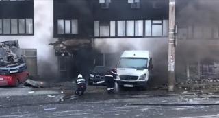 Tragedie evitată la Galaţi, după ce rezervorul unei foste benzinării a sărit în aer