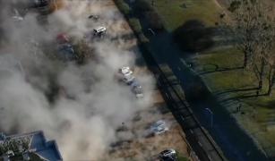 O avarie la o conductă de apă caldă a provocat haos în traficul din Varşovia (Video)