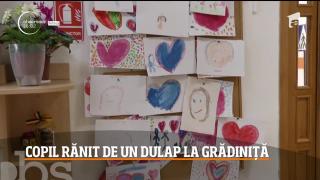 Un copil de 5 ani a ajuns la spital, după ce un dulap a căzut peste el pe holul grădiniţei, în Constanţa