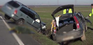Accident grav în Mehedinţi. O femeie de 60 de ani a murit, iar un bărbat se află în stare gravă la spital
