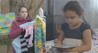 O mamă și fetițele ei au pierdut totul după incendiul care le-a distrus casa, în Gura Humorului