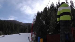 Distracția pe pârtiile de la munte, afectată de vântul puternic