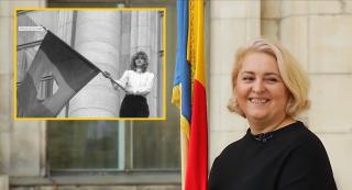 Gabriela, fata cu steagul din 22 decembrie 1989, simbolul victoriei Revoluției