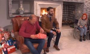 Actorii serialului Sacrificiul, colindați pe platoul de filmare