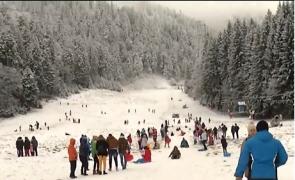 Un val de aer polar aduce ninsori abundente peste România, în weekend